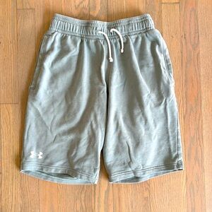 Light dusty blue under armour shorts